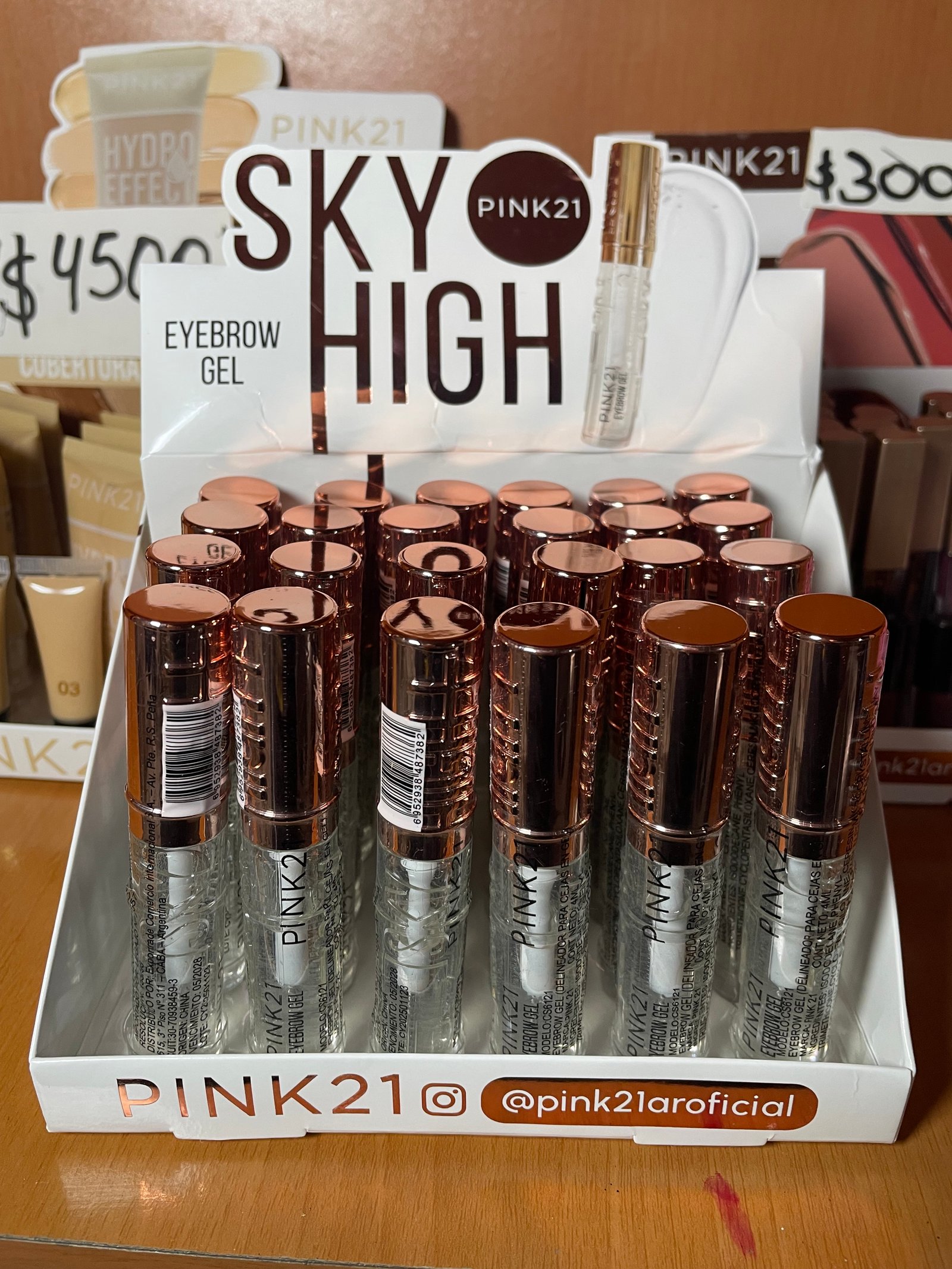 Gel Fijador de Cejas Pink 21