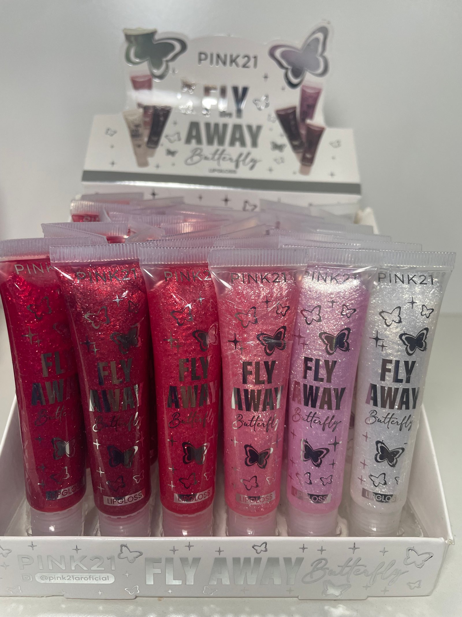 Gloss con glitter Pink 21