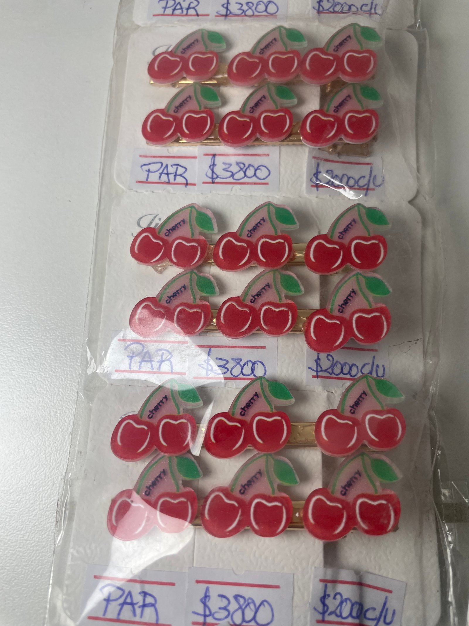 Pack x2 trabas cereza